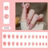 Use uñas Diamante pequeño fresco patrón tridimensional amor lazo parche de uñas desgaste de uñas producto terminado al por mayor