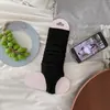  calentadores de pierna de estribo estilo ballet para mujer, verano, finos, transpirables, estilo jk japonés, color liso, raya vertical, adelgazantes, versátiles, calcetines largos para piernas bonitos