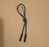 Tirador de cremallera para ropa, Cordón elástico de seda reflectante, Cordón anudado, Tirador de cremallera, Tirador de cremallera para ropa y equipaje