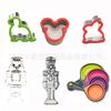 Molde para Hornear Yutanya Home Cortador de Sándwiches Cortador de Frutas y Verduras Molde para Galletas Enlace Creativo