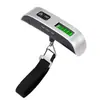 Balança de Bagagem Pequena para Viagem Balança Digital para Compras de Mercearia 50kg Mini Bolsa de Mão Balança Digital Balança de Bagagem de Bolsa de Mão