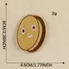 Parche Bordado Original Dibujo Animado Comida Pan Galleta Galleta Parche Accesorios para Ropa Cuenta Manual DIY Pegatina de Tela Autoadhesiva
