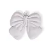 Etiqueta de Moño de Silicona Hecha a Medida Etiqueta Blanda de Goma Tridimensional para Decoración de Ropa, Zapatos y Sombreros, Diseño Gratis de Fábrica, Envío Rápido