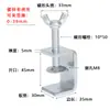 Grampo de fixação galvanizado de ferro tipo grampo de tigre braçadeira de tubo quadrado em forma de U em forma de C fixador de aperto manual com parafuso de olhal braçadeira de fixação clip