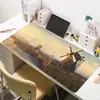 Alfombrilla de Ratón de Fábrica Original Antideslizante y Resistente a Manchas Pad de Escritorio Creativo Serie Paisaje Grande Engrosada Alfombrilla de Ratón para E-Sports