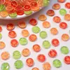 Fatias de Limão Cristalinas, Acessórios de Arte para Unhas com Frutas Fatiadas, Acessórios de Unha Estéreo Usáveis de Resina, Acessórios para Acessórios de Cabelo e Brincos DIY