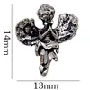 Joia de unha crochê metal liga estilo retrô escuro cruz amor personalidade caveira decoração de unha