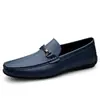 Zapatos de Hombre Transfronterizos, Zapatos de Primavera sin Cordones, Zapatos de Conducir sin Cordones, Mocasines Planos de Primavera, Zapatos Pequeños de Cuero, Zapatos Casuales de Talla Grande