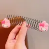 Peine Artifacto para Cabello Roto de Niños Invisible Parte Posterior de la Cabeza Peine Organizador de Cabello Roto Trenzador de Cabello Pinza para el Cabello de Niña Peine de Inserción Baile Douyin