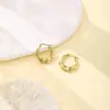 Entrada Francesa Luxo Estilo Metal High-end Brinco Elegante Amor Estrela Aço Inoxidável Brincos Moda Feminina Distintivo