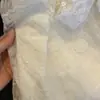 Bolso de Lona Bordado con Encaje Fresco y Sencillo para Mujer 2025 Nuevo Gran Capacidad Bolso de Hombro de Gasa Bolso de Axila para Viajar