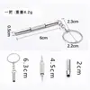 Destornillador Pequeño para Gafas, Teléfonos Móviles y Relojes; Mini Destornillador Plano y de Estrella Específico para Monturas de Gafas