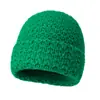 Gorro de Punto Grueso de Invierno Nuevo, Suelto, Cálido, Versátil, Protege Orejas, Hace que la Cara Parezca Más Pequeña