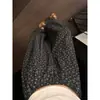 Calça de Dormir Casual Floral Doce Estilo Coreano Pastoral de Cintura Alta para Mulheres, Calça Reta de Perna Larga Quente de Venda no Verão Que Pode Ser Usada Fora para Caminhar