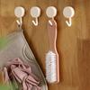 Ganchos Creativos para Baño Sin Clavos Estilo Nórdico Montados en Pared Adhesivos Sin Rastro Ganchos para Ropa Ganchos Pegajosos Mágicos Pieza Única Sin Empaque