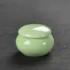 Cerámica tamaño pequeño Mini Tarro de Punta de Dedo Tarro Sellado Botella para Polvo Fragante Caja de Rubor Antigua Caja de Labiales Caja Pequeña