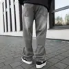 Estación Independiente 2026 Pantalones Casuales de Verano para Hombre Color Gris Estilo Americano de Moda para Viajar al Trabajo Jeans Lavados Venta al por Mayor