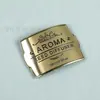 Letreros de Metal, Etiquetas Personalizadas para Perfumes, Etiquetas Curvas para Vino, Placas de Nombre de Cerámica para Tazas de Botella, Placas de Nombre de Aluminio Estampadas Impresas