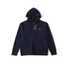 Sudadera básica Leqima de diez colores transfronteriza con bordado de pequeño logo de caballo, estilo unisex con cremallera