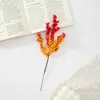 Fruta do Azevinho Fa Cai Guo Fruta Vermelha Flor de Ano Novo Balde de Flores Material Decoração Festival da Primavera Flor Artificial Flor Falsa Atacado