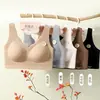 Sujetador Térmico Cloud Oxygen Skin Cepillado Sin Costuras Copa Fija Push-Up Elevador Soporte para el Pecho Hermosa Espalda Ropa Interior para Mujeres en Invierno