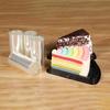 Mousse Transparente Aro Rígido Decoração de Aro Autoadesiva Bolo de Aniversário Plástico PET Espessado à Prova de Poeira Embalagem para Assar