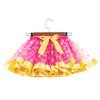 Halloween europeo y americano Falda tutú New Dot para niñas de estilo europeo y americano Falda de malla estampada Falda para niños vestido para niños