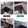 Porche de Sol Código de Ángulo de Instalación Rápida Pieza de Conexión Rápida Oreja Colgante Acero Inoxidable Tubo Cuadrado de 100 Conector de Fijación Refugio de Lluvia Aleación de Aluminio