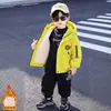 Chaqueta Gruesa con Forro de Polar para Niños Otoño Invierno 2026 Nuevo Estilo Coreano Elegante Ropa para Bebés y Niños Chaqueta Estilo Ropa de Trabajo Moderna