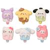 Carto perro gato animal helado paleta comida juego resina joyería accesorios crema gel pinza para el cabello material hecho a mano al por mayor