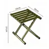 Taburete Plegable con Respaldo para Escuela, Entrenamiento Militar, Taburete Portátil para Uso en Exteriores, Taburete de Pesca