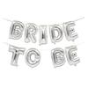 Decoraciones de Boda Matrimonio Día de San Valentín Oro Rosa Novia para Ser Despedida de Soltera Set de Letras de Globo