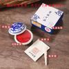 Inscripción bidimensional 30 gramos de sello de cinabrio Pintura china caligrafía pila Zhu Yimi bolsa Chaoxia arte Cuatro Tesoros