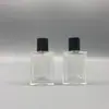 Frasco de perfume premium 30ML com tampa preta frasco sub-frasco de perfume portátil frasco spray cosmético requintado frasco de vidro vazio
