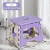 Taburete Plegable Portátil para Pesca al Aire Libre Transfronterizo, Taburete para Cambiar Zapatos en Casa, Taburete Plegable Retráctil Portátil para Camping, Taburete Pequeño Plegable Ligero de Plástico