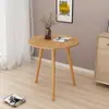Mesa Redonda Pequeña, Mesa Lateral para Sofá, Mesa Pequeña, Sala de Estar Sencilla, Mirador de Dormitorio, Mesita de Noche Mini, Mesa de Café Redonda para Casa de Alquiler