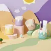 Vaso para enjuague bucal Hogar Niños Alto valor Taza para cepillo Dibujo animado lindo Vaso para enjuague bucal Niños y niñas un par de Tazas creativas para dientes