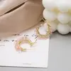 Brincos Coloridos de Flor Primavera e Verão Inverno Feitos à Mão com Contas de Cristal Tecidos Abacaxi Cereja Vermelha Longos Versáteis