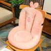 Cojín de Pana con Estampado de Animales de Dibujos Animados Personalizado Bajo Pedido, Soporte Lumbar para Asiento de Estudio de Restaurante, Almohadilla para Cadera para Sedentarismo en la Oficina