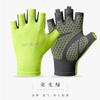 Luvas de Ciclismo Meio Dedo Verão Masculinas e Femininas Estrada Mountain Bike Bicicleta Equipamento de Spinning Silicone Absorção de Choque e Respirável
