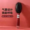 Pente vermelho de casamento como presente de noiva, par de pentes de casamento, pente de cabelo com airbag para massagear cabelo cacheado, dupla felicidade, pente de casamento