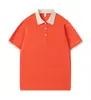 Camisa Polo de Verão Roupa de Trabalho Personalização Loja de Chá com Leite Café Roupa de Trabalho para Catering Manga Curta Gola Lapela Camisa Publicitária Polo Masculina