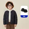 Jaqueta de Penas Infantil Meninos Forro Dupla Face de Penas Bebê Leve e Quente Meninas Jaqueta de Penas Três Provas Inverno Novo Estilo