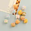 Colorido Simulação Hello Kitty Biscoitos Macaron Acrílico Contas Soltas DIY Alça de Celular Feita à Mão Acessórios para Miçangas