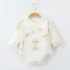 Body para Bebé Recién Nacido Pelele para Bebé Ropa Clase A para Recién Nacidos Ropa Interior para las Cuatro Estaciones Mameluco Triangular de Algodón Puro