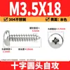 Tornillos Autorroscantes Phillips Cabeza de Lenteja de Acero Inoxidable 304 Clavos Autorroscantes Cabeza de Lenteja PA Tornillos de Rosca para Madera M1M2M3M4M5-M8