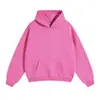 Nueva Sudadera con Capucha en Stock, Chaqueta Sudadera para Hombres y Mujeres, Estilo Trendy Holgado de Otoño e Invierno con Mangas Caídas, Color Sólido con Forro Polar