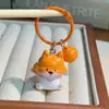 Lindo zorro de dibujos animados, gatito, elefante, llavero de campana, colgante 3D de bolsa de zoológico, regalo para estudiantes y novias
