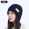 Conjunto de Tres Piezas de Lana para Otoño e Invierno: Sombrero, Bufanda y Guantes, Conjunto de Punto Cálido y Grueso para Mujer, Sombrero de Punto Resistente al Frío, Para Mujer Transfronterizo