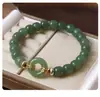 Pulsera de imitación de jade Hetian estilo chino para mujer, doble Xi linmen Xi Xi Jia Xi, pulsera con hebilla de seguridad de jade, joyería